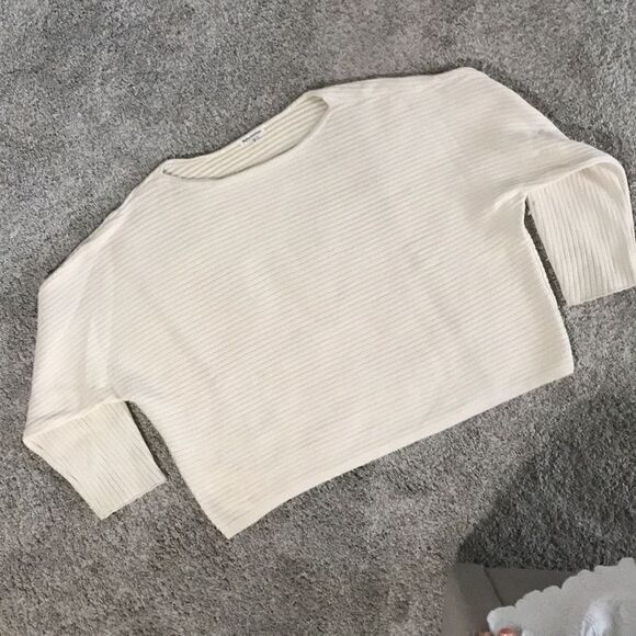 Reformation Woman Cort Ribbed Crop Sweater - Size: 3X - Picture 5 of 8